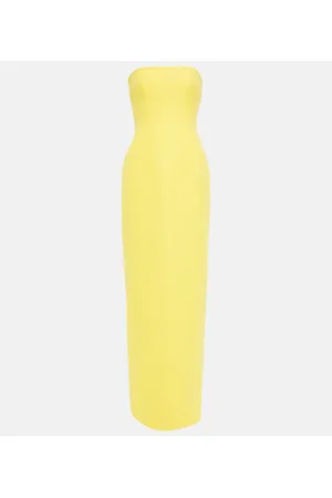 EMILIA WICKSTEAD Vestido largo Laelia en jacquard floral