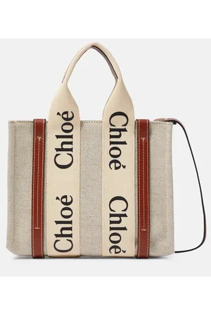 Chloé Chloé Tote Woody Small de lona