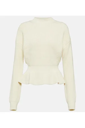 Chloé Chloé Jersey de lana con peplum