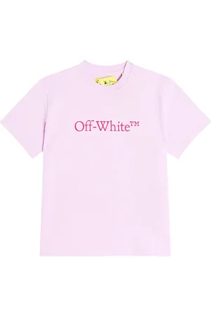 OFF-WHITE Camiseta de jersey de algodón con logo