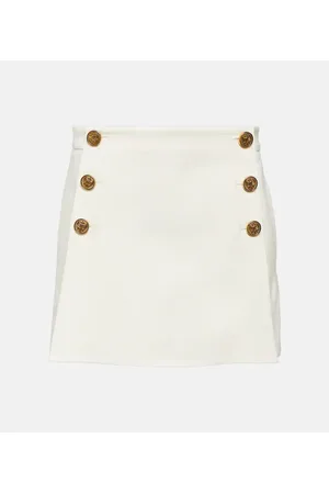 RED Valentino Shorts de gabardina de tiro alto