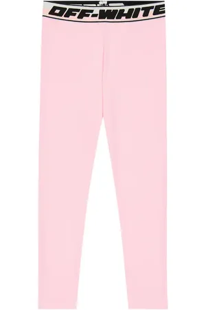 OFF-WHITE Leggings en mezcla de algodón con logo