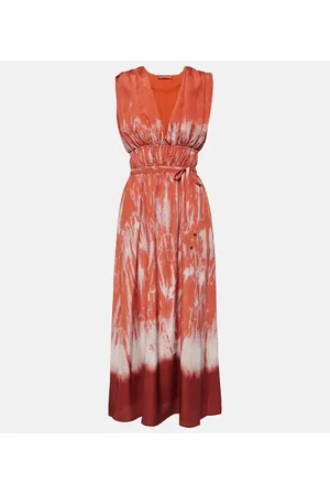Altuzarra Vestido midi Fiona fruncido