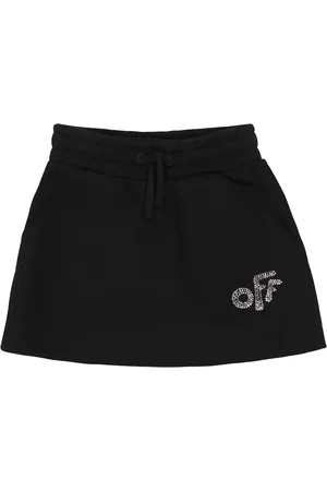 OFF-WHITE Falda de jersey de algodón