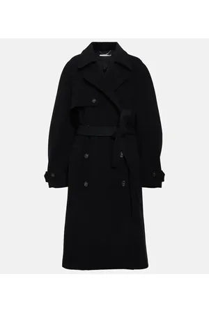 Stella McCartney Abrigo cruzado de lana