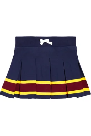 Ralph Lauren Falda en mezcla de algodón plisada