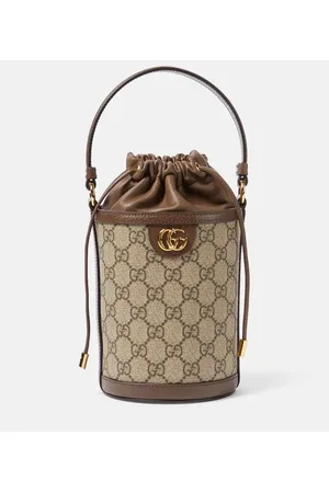 Gucci Bolso saco Ophidia Mini de lona GG
