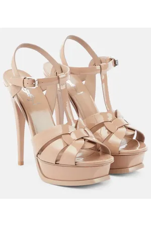Saint Laurent Sandalias con plataforma Tribute 135