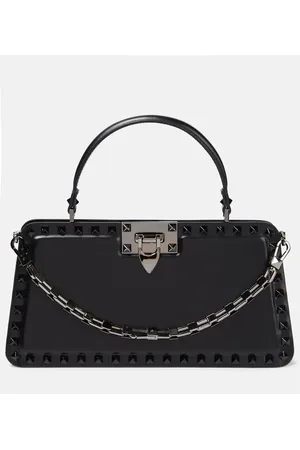 VALENTINO GARAVANI Bolso Rockstud Small de piel con cadena
