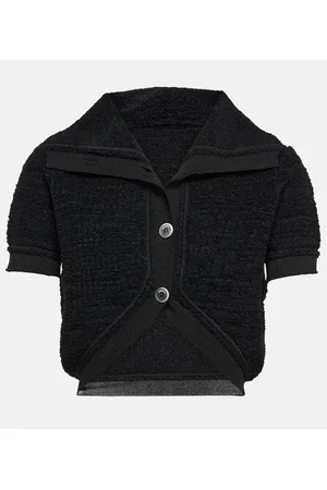 Jacquemus Crop top Le Cardigan Campana de punto