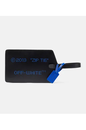 OFF-WHITE Clutch Zip Tie Medium de piel