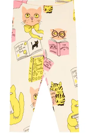 Mini Rodini Bebé - leggings de algodón estampados