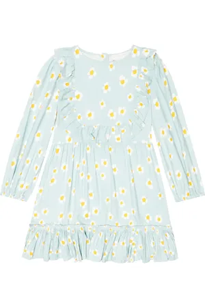 Stella McCartney Vestido floral con volantes