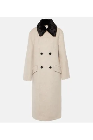 Proenza Schouler Abrigo Emma White Label de mezcla lana