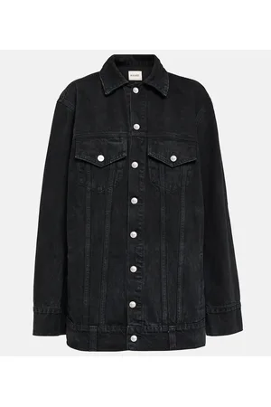 Khaite Chaqueta de denim de algodón