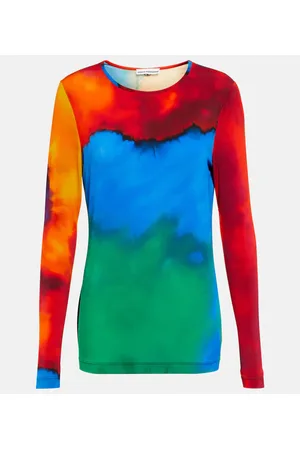 Paco rabanne Top de jersey estampado