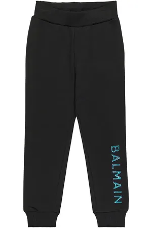 Balmain Pantalones deportivos de jersey de algodón