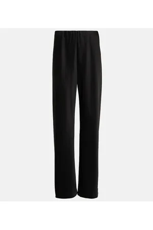 Vince Pantalones rectos de satén de tiro alto