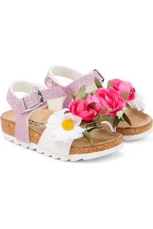 MONNALISA Sandalias con apliques florales