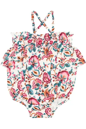 Louise Misha Bebé - body Kumal de algodón floral