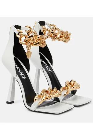 VERSACE Sandalias Medusa Chain de piel