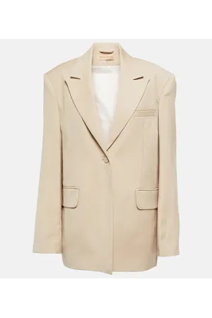 AYA MUSE Blazer Lacun de lana oversized