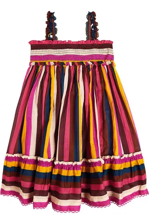 ZIMMERMANN Vestido Clover de algodón a rayas