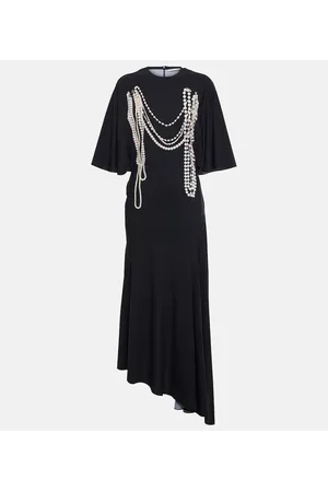 Stella McCartney Vestido midi con trompe L