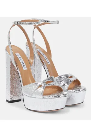 Aquazzura Sandalias Sinner de piel con plataforma