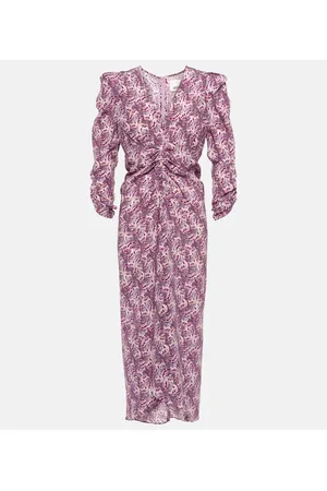 Isabel Marant Vestido midi Albini de mezcla de seda