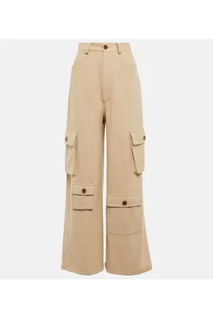 The Frankie Shop Pantalones cargo Hailey de lana y nylon