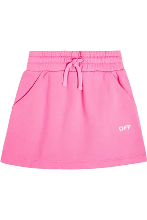 OFF-WHITE Falda de jersey de algodón
