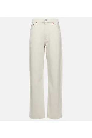 RE/DONE Jeans rectos de tiro alto