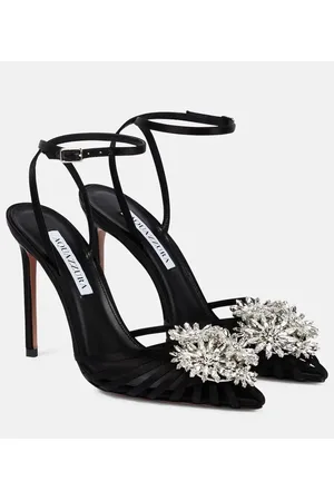 Aquazzura Salones Crystal Margarita adornados