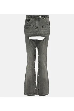 Courrèges Courrèges Jeans rectos abotonados