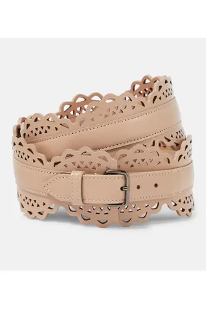 Alaïa Alaïa Cinturón corsé de piel