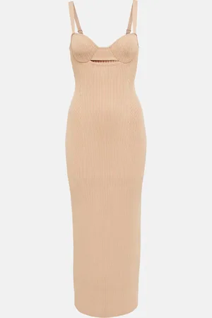 MAGDA BUTRYM Vestido midi acanalado