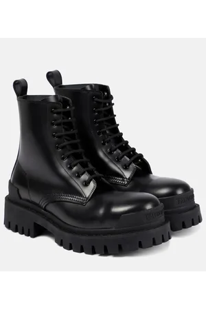 Balenciaga Botines Strike de piel