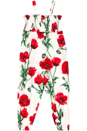 Dolce & Gabbana Mono de algodón floral