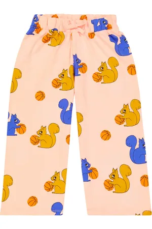 Mini Rodini Pantalones deportivos Squirrels de algodón