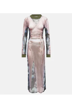Y / PROJECT X Jean Paul Gaultier vestido largo Trompe L