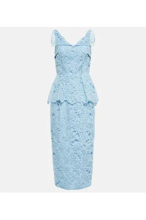 EMILIA WICKSTEAD Vestido midi Maesa con encaje
