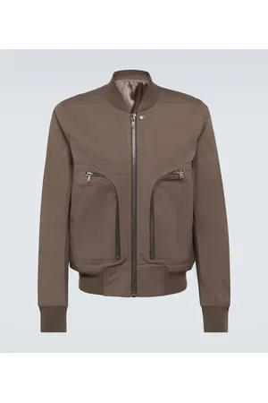 Rick Owens Bomber Bauhaus Flight de mezcla de algodón
