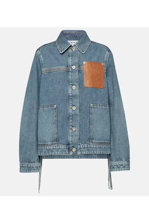 Loewe Chaqueta en denim con anagrama