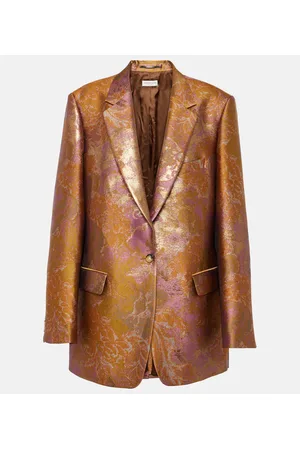 DRIES VAN NOTEN Blazer estampado metalizado