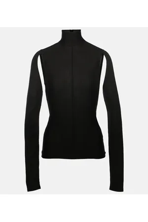 Khaite Top de cuello alto Marlowe de lana virgen