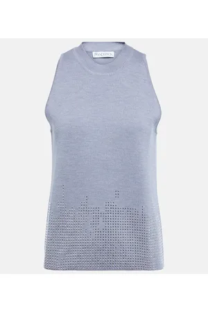 J.W.Anderson Top de lana adornado