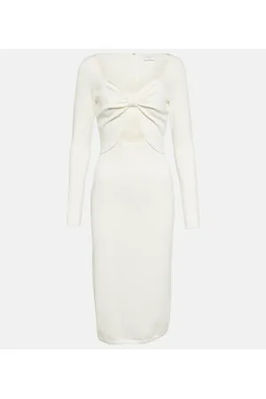 Giambattista Valli Vestido midi con aberturas