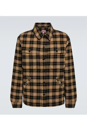 Kenzo Sobrecamisa de lana a cuadros