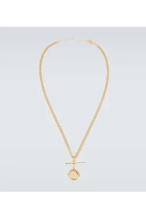 Maison Margiela Collar bañado en oro
